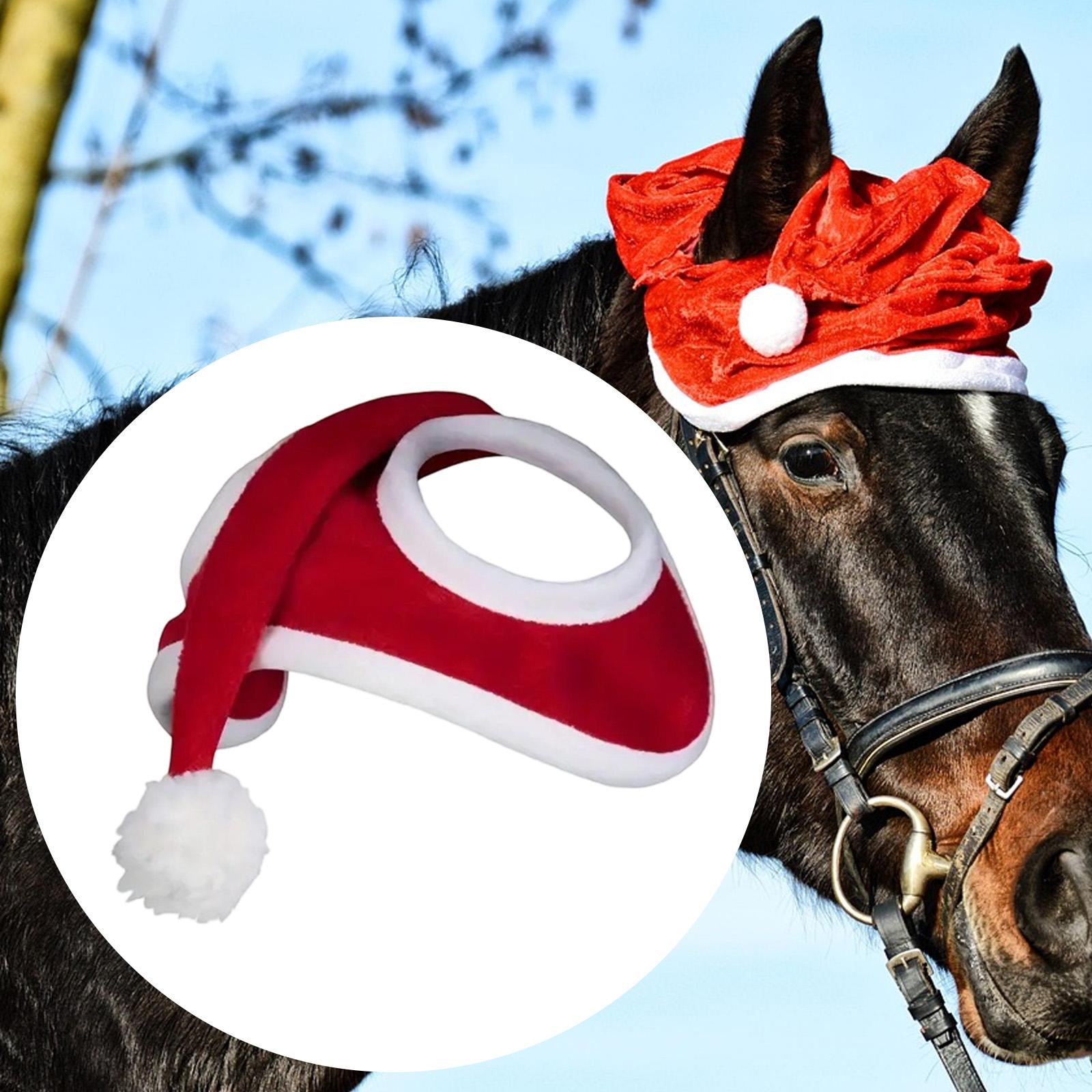 Grooming Kit Horse - Рождественская шапка с лошадью, наряд, зимняя
