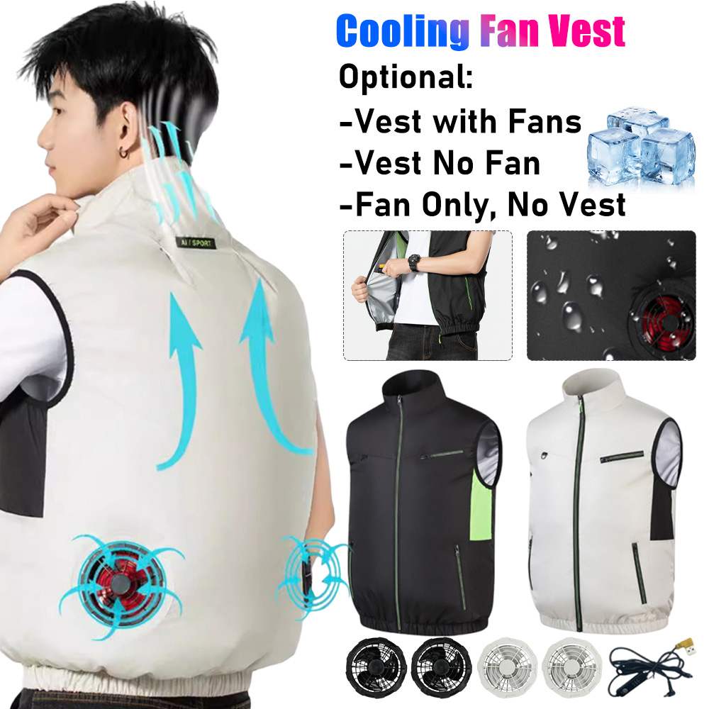 Outdoor Sport Jacket Men - 2025 жилет с охлаждающим вентилятором, кондиционер,