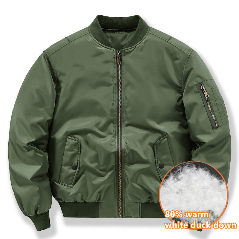 Outdoor Sport Jacket Men - Пуховик мужской зимний короткий, униформа пилота