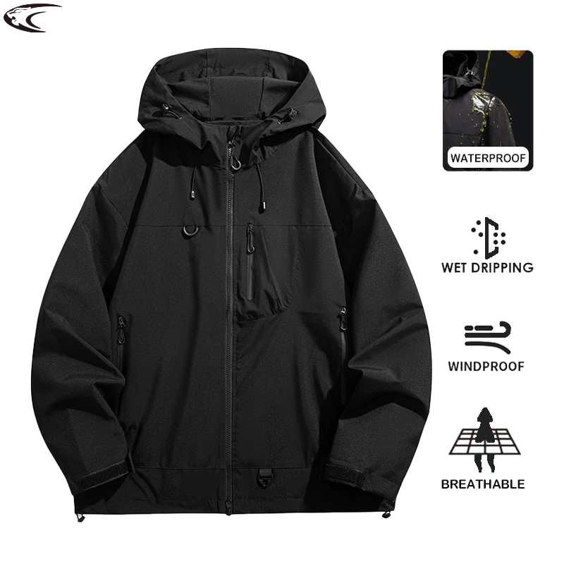 Outdoor Sport Jacket Men - LNGXO Водонепроницаемая ветровка унисекс для активного