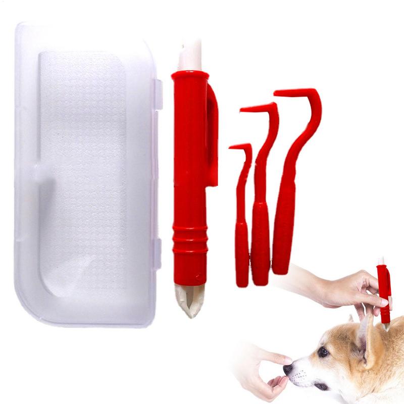 Grooming Kit Horse - 4 шт./компл., набор для удаления клещей