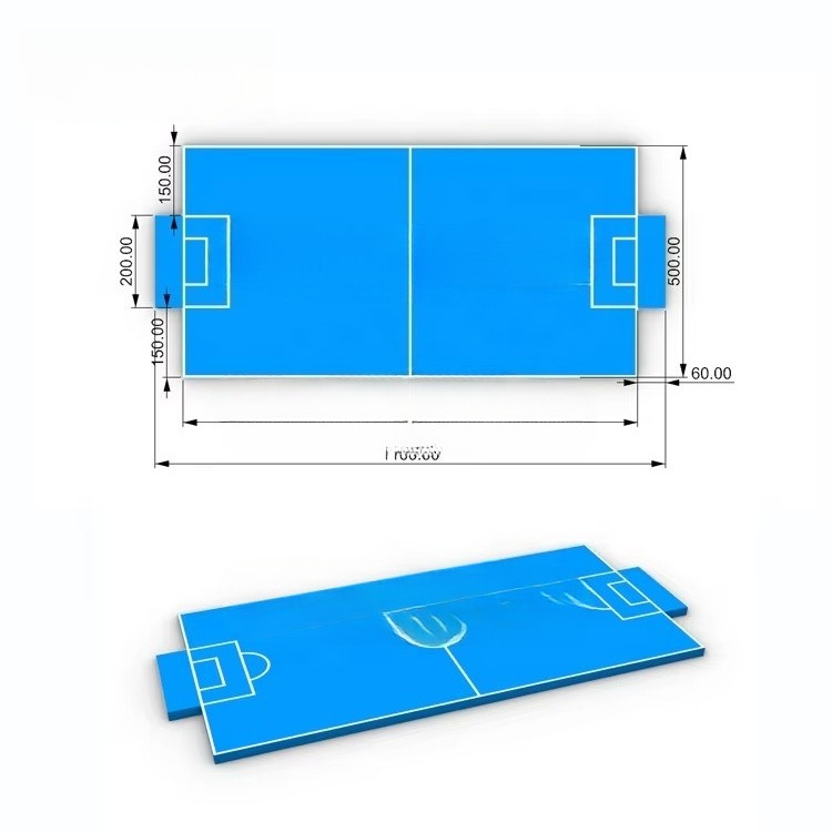 Портативный надувной батутный  – обзор и цена Outdoor Sport Court Flooring