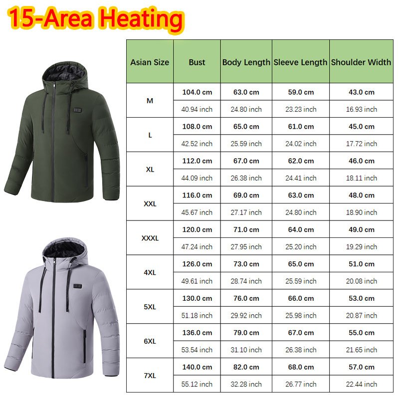 15-зонная зимняя куртка с капю – обзор и цена Outdoor Sport Jacket Men